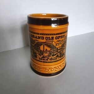 Grand Ole Opry Vintage Souvenir Mug 10 oz brown